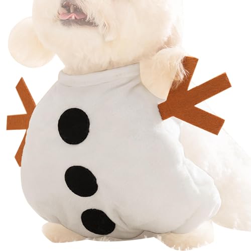 Dog Clothes, Snowman Puppy Clothes, Puppy Winter Clothes, Dog Cosplay Outfit, Comfortable Dog Clothes, Snowman Dog Outfit, Winter Dog Apparel, Puppy Cosplay Costume, Holiday Dog Clothes von Bsbkoj