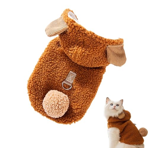 Dog Clothes With Hat, Sleeveless Pet Coat, Warm Cat Coats, Fashionable Pet Coat, Dog Coat, Daily Wear Pet Clothes, Outdoor Dog Coat, Walking Pet Jacket, Skin-Friendly Dog Coat For Daily Wear von Bsbkoj