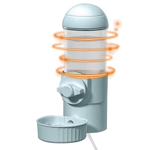 Dog Crate Wasserflasche, Auto-Wasserspender, beheiztes Haustier-Wasserspender, USB-Haustier-Wasserbehälter, Haustier-Wasserbehälter, Katzen- und Hundewasserspender, hängendes Wasser für Haustiere von Bsbkoj