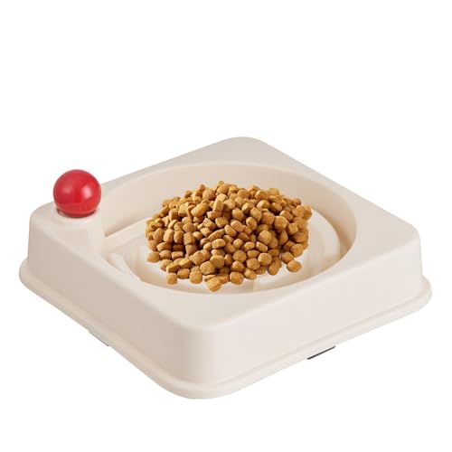 Dog Food Bowl Slow Feed, Slow Feeder Dog Bowl, High Strength Slow Feeder, Sturdy Dog Food Bowl, Cat Slow Feeder, Slow Feed Pet Bowl, Anti Bloat Dog Bowl, Dishwasher Safe Dog Bowl for Pets von Bsbkoj