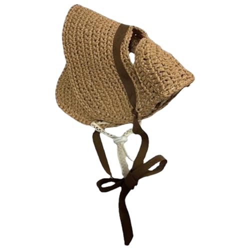 Dog Sombrero Hat, Cat Sun Hat, Adjustable Straw Summer Cap for Small Dogs and Cats, 7.87-9.84 Inches/ 11.81-13.78 Inch Pet Costume Accessories for Outdoor Wear von Bsbkoj