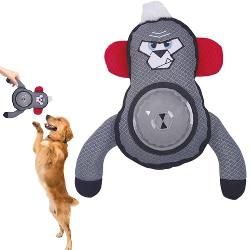 Gorilla Shape Dog Treat Toy, Funny Chewing Toys With Sound, Puppy Treat Dispenser, Interactive Dog Chew Toy, Pet Training Toy, Chewing Toy, Engaging Puppy Toy, Food Dispensing Toys For Puppies, von Bsbkoj