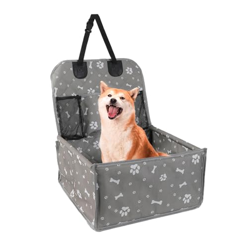 Hunde Autositztasche, Haustier Autositz Tasche, Mittelgroße Hunde Auto-Tragetasche, wasserdichte Hundesitztasche Verstellbarer Hundesitz, Hunde Autositz mit Taschen, Kleintier Autositz, Hund Auto von Bsbkoj