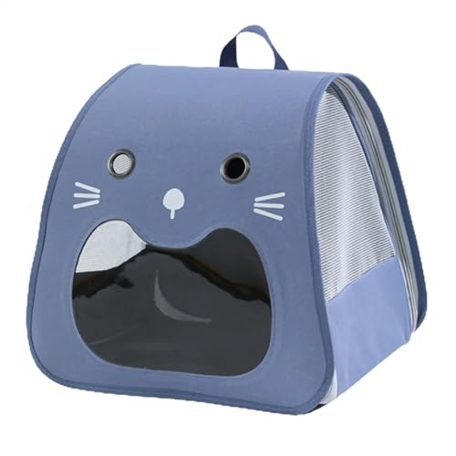 Hunde-Rucksack, atmungsaktiv, tragbar, faltbar, für Haustiere und Reisen, Smiling Face Design, 33,7 x 30,8 x 30,5 cm, ideal für Outdoor-Reisen und Haustiere von Bsbkoj