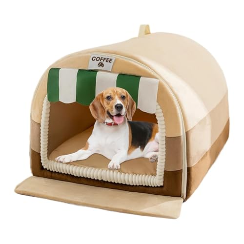 Hundehütte, Hundehütte, Winterbett, Haustierbetten, Hundehütten mit Eingang, Haustier-Nesting Bed, gemütliches Hundehaus, warmes Haustierbett für Katzen, weiches Hundebett für Winter von Bsbkoj