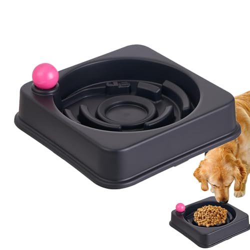 Hundenapf Slow Feed, Slow Feeder Hundenapf, Hochfester Slow Feeder, Stabiler Hundenapf Katze, Slow Feeder, Slow Feed Pet Bowl, Anti Bloat Hundenapf, Spülmaschinenfester Hundenapf für Haustiere von Bsbkoj