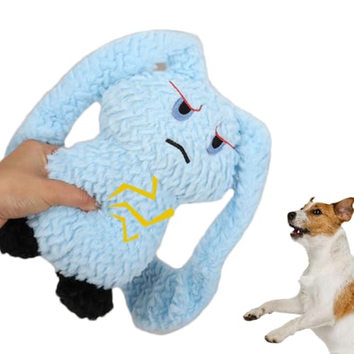 Hundezahnspielzeug, Kaninchen-Design Plüschtier, Sound Pet Toys für Hunde, Stofftier-Kauspielzeug, tragbares Hundespielzeug, Plüsch-Kauspielzeug für Welpen, weiches Haustierspielzeug für kleine Hunde, von Bsbkoj