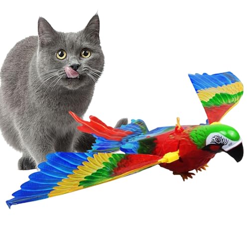 Interactive Bird Toy for Cats, Automatic Electric Flying Bird Teaser, 16.73x11.81 inches Adorable Motion Simulation Pet, Fly motions Toys for cat von Bsbkoj