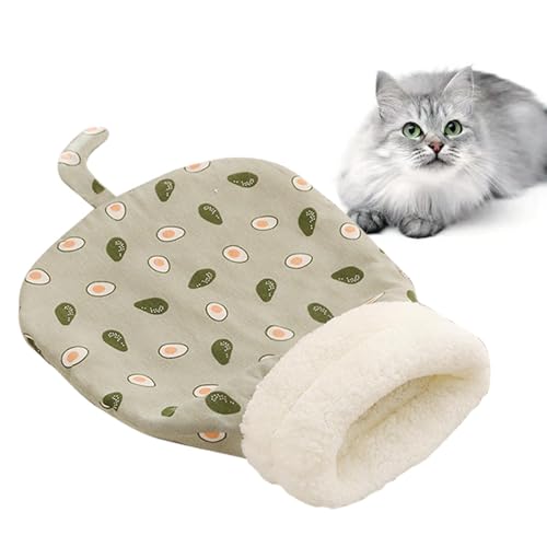 Katzenschlafsack, gemütliches weiches Katzenbett, weiches Katzensackbett, Kätzchenhöhlenbett, Katzennest Bett zum Schlafen, Kuschelsack Katzenbett, Welpenkuschelsack, Katzenhausbett, gemütliches von Bsbkoj