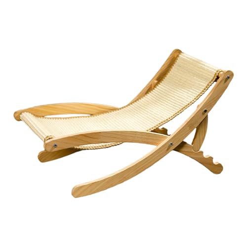 Katzenstuhl, Sisal-Kratzliege für Haustiere, verstellbar, faltbar, gemütliches Möbelstück für Kätzchen, Welpen, Kaninchen, platzsparendes Design, 57,5 x 30 x 34,5 cm Katzenstuhl, Sisal-Kratzliege für Haustiere, verstellbar, faltbar, gemütliches Möbelstück für Kätzchen, Welpen, Kaninchen, platzsparendes Design, 57,5 x 30 x 34,5 cm von Bsbkoj