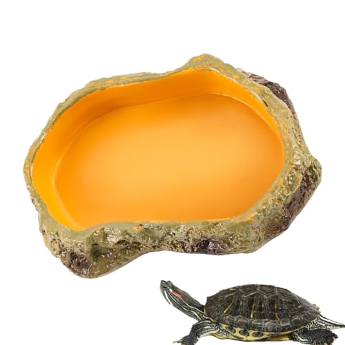 Reptile Water Bowl, Reptile Tank Dish, Snake Water Dish, Small Animal Food Bowl, Reptile Feeding Bowl, Terrarium Water Dish, Reptile Food Dish, Multi-Functional Reptile Bowl von Bsbkoj