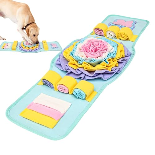 Sniff Mat Dogs, Watch Style Dog Training Mats, 28.5x80cm Adorable Anti Slip Slow Feeding Pads, Bite Resistant Nose Work Sniff Pad Interactive for Dog Foraging Skills von Bsbkoj