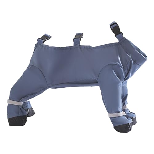 Wasserdichte Hundestiefel mit Trägern, verstellbare Hundestiefel, Haustierschuhe, L-2XL, Anti-Fall-Stiefel, rutschfest und wasserdicht, weiche Schuhe für von Bsbkoj