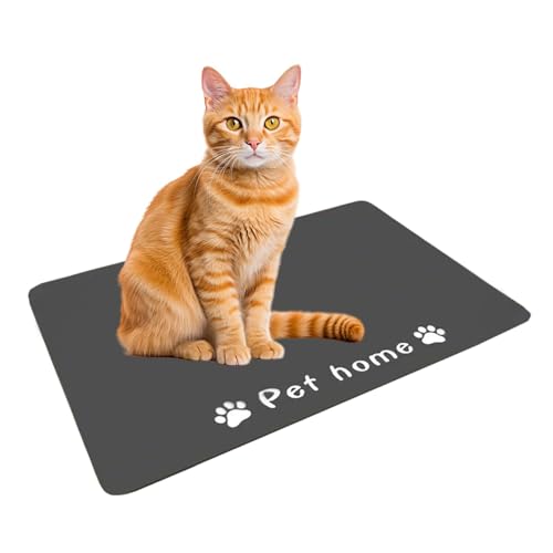 Waterproof Pet Food Placemat | Anti-Slip Dog Bowl Mat for Floors | Quick-Drying Dog Water Dispenser Mat | Pet Supplies for Dogs and Cats | Waterproof Pet Bowl Placemat von Bsbkoj