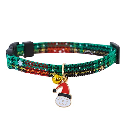 Btruely Katzenhalsband mit Sicherheitsverschluss und Glöckchen Verstellbar Halsband Katze Kitten 18–30 cm, geeignet für die meisten Hauskatzen,Kleine Hunde (C) von Btruely