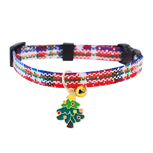 Btruely Katzenhalsband mit Sicherheitsverschluss und Glöckchen Verstellbar Halsband Katze Kitten 18–30 cm, geeignet für die meisten Hauskatzen,Kleine Hunde (F) von Btruely