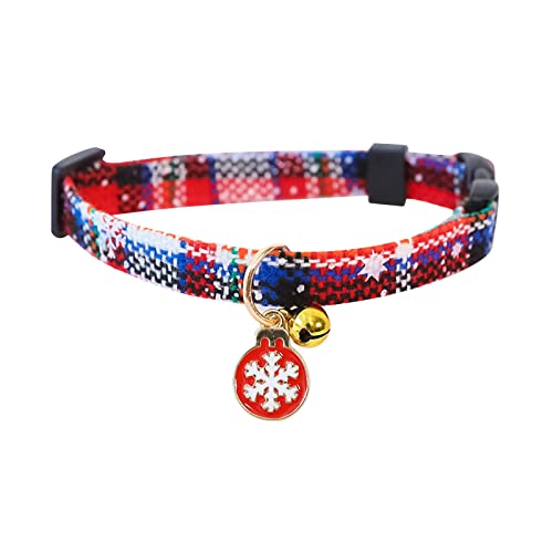 Btruely Katzenhalsband mit Sicherheitsverschluss und Glöckchen Verstellbar Halsband Katze Kitten 18–30 cm, geeignet für die meisten Hauskatzen,Kleine Hunde (I) von Btruely