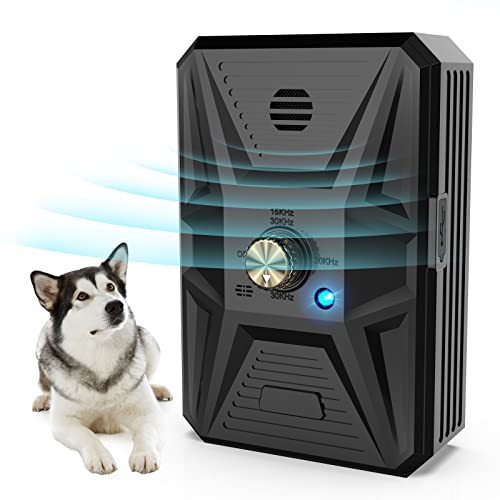 Anti-Bell-Gerät, 3 einstellbare Frequenz Ultraschall Hund Bellen Abschreckung Geräte Haustier Sanftes Anti-Bell-Gerät Sonic Bark Control Device Stop Dog Barking Gerät Indoor Outdoor für Hunde von Bubbacare