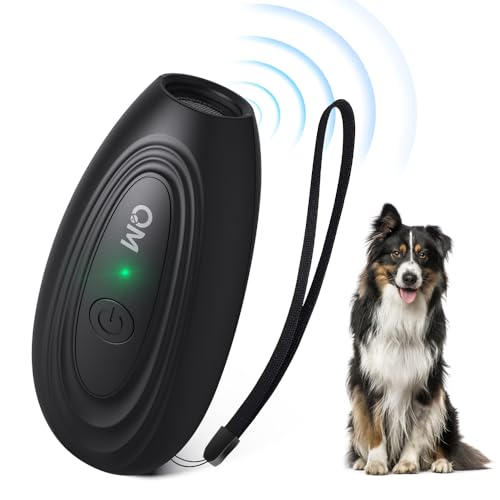 Anti Bell Gerät Hunde,16.4Ft Ultraschall Antibell für Hunde,Auto Anti-Bell,IPX2 Wasserdichter Anti-Bell-gerät, Wiederaufladbares Antibell,Hunderindenstopper für Kleine Große Hunde Innen Außenbereich von Bubbacare