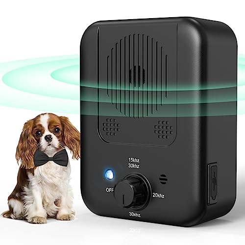 Bubbacare Anti-Bell-Hunde, Bellen, 3 einstellbare Frequenz, Ultraschall, Anti-Bell-Geräte, 33 Füße, wiederaufladbar, Abschreckung, Anti-Bell-Abschreckung, für kleine und große Hunde, für den von Bubbacare