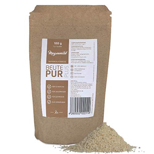 Vetfoodcoach Beute Pur Magenmild Maronen Porridge für Hunde bei Schmatzen, Stress… von Bubbacare