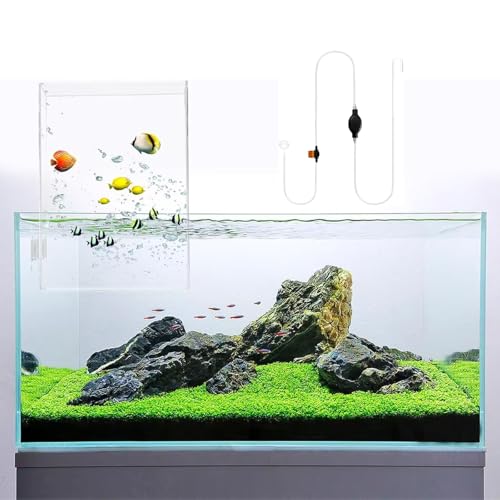 Bubble Magus 2-in-1-Unterdruck-Aquarium mit Tropfaklimatisierungs-Set für Salzwasser- und Süßwasseraquarien (2-in-1) von Bubble Magus