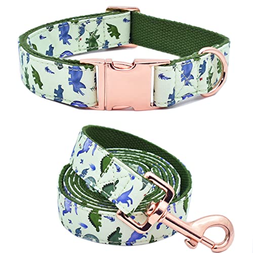 Bubblepup Hundehalsband und Leine, klassisches Hundehalsband, weich, bequem, verstellbar, für Hunde von Bubblepup