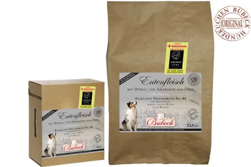 Bubeck Entenfleisch mit Dinkel und Amaranth Adult No. 84, 1er Pack (1 x 1 kg) von Bubeck