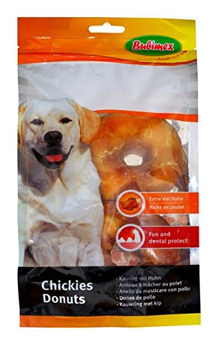 Chickies Donuts Kauring mit Huhn 150g Kauring Kauknochen Hundesnack von Bubimex