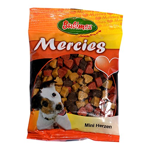 Mercies Mini Herzen 100g Hundefutter Hundesnack Leckerli von Bubimex