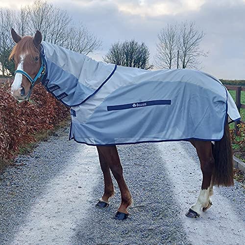 Bucas Buzz-Off Rain & Neck - Silver/Blue von Bucas