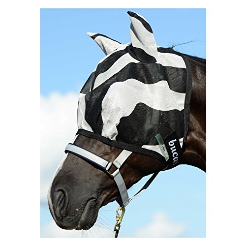 Bucas Buzz Off Zebra Fly Mask - L von Bucas