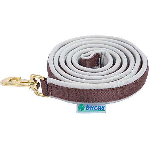 Bucas Dublin Leadropes One Size Chocolate Silver von Bucas