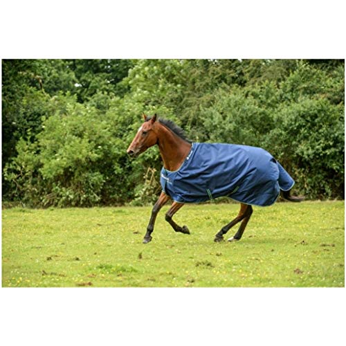 Bucas Regendecke Light Stay-Dry SMARTEX RAIN blau 125cm + Hufkratzer Reiterladen24.de von Bucas