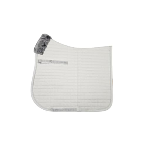 Bucas Show-Line Saddle Pad, Dressur, White von Bucas