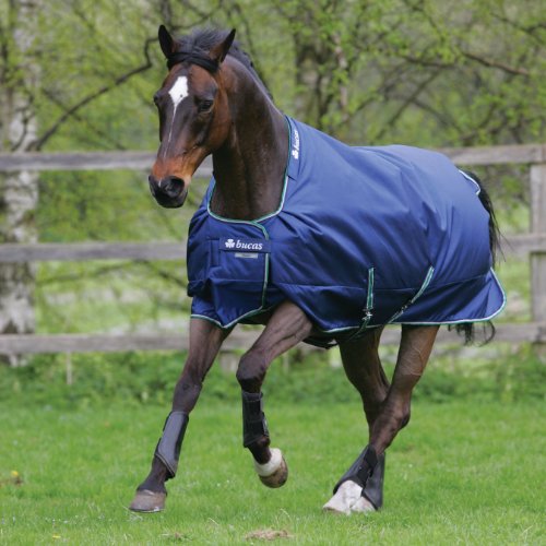 Bucas Smartex Rain Big Neck, Regendecke, Blau, Rückenlänge 125 cm von Bucas