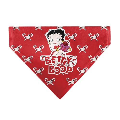 Betty Boop Haustierhalstuch, Betty Boop Pose und Santa Betty Winking Icon Rot von Buckle-Down