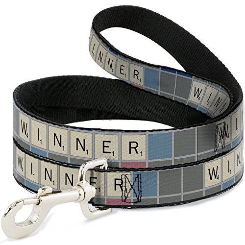 Buckle Down, "Scrabble Winner, Grays, Blau/Pink, 3,8 cm von Buckle-Down