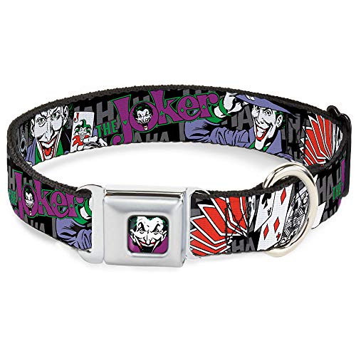 Buckle-Down 22,9–38,1 cm jka-Joker Face Hund Halsband von Buckle-Down