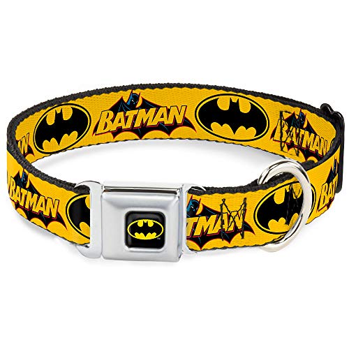 Buckle-Down BMC Batman schwarz/gelb Hund Halsband von Buckle-Down