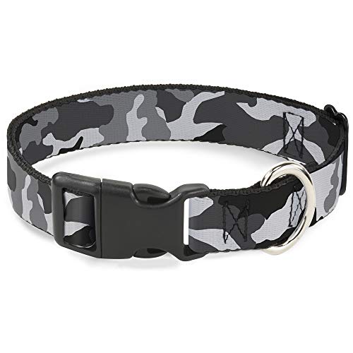 Buckle-Down Breakaway Katzenhalsband, Camouflage, Weiß von Buckle-Down