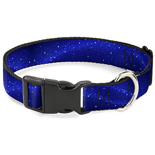 Buckle-Down Breakaway Katzenhalsband, Galaxy Bogen, Blau/Weiß von Buckle-Down