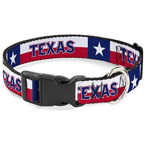 Buckle-Down Breakaway Katzenhalsband, Texas Flagge/Texas von Buckle-Down