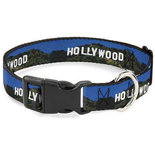 Buckle-Down Breakaway Katzenhalsband, lebendiges Hollywood-Schild von Buckle-Down