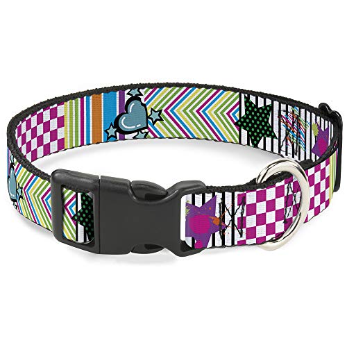 Buckle-Down Breakaway Katzenhalsband - Icons & Patterns 2 von Buckle-Down