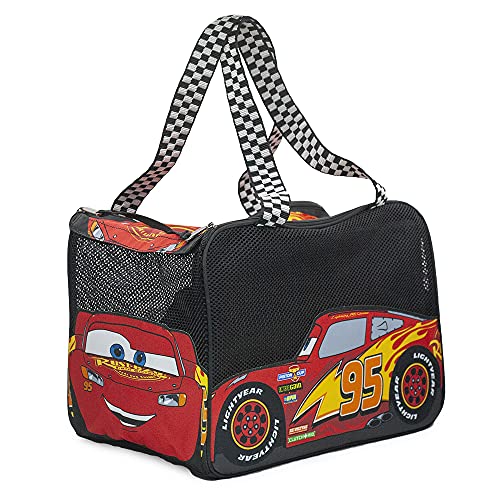 Buckle-Down Disney Cars Lightning McQueen Tasche Haustiertragetasche 95 Auto Polyester Canvas von Buckle-Down