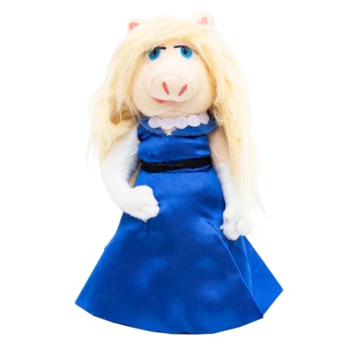 Buckle-Down Disney Hundespielzeug, The Muppets Miss Piggy Blue Gown Ganzkörperpose, Plüsch von Buckle-Down