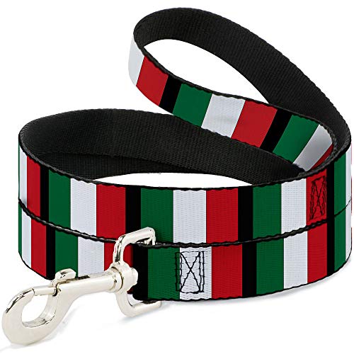 Buckle-Down Dog Leash Italy Flags 6 Feet Long 0.5 Inch Wide von Buckle-Down