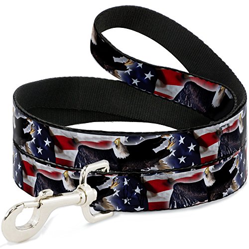 Buckle Down "Flying Eagle/American Flagge Pet Leine, 6 'x 3,8 cm von Buckle-Down