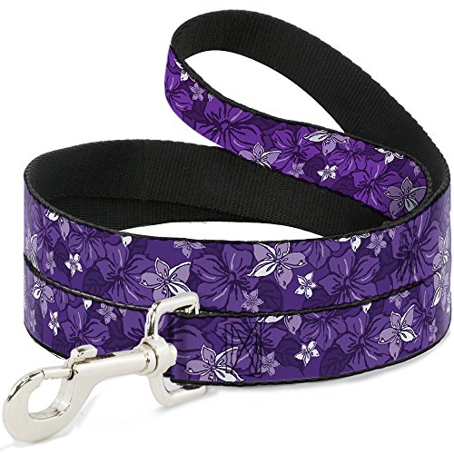 Buckle Down "Hibiskus Collage violett Shades Pet Leine, 6 "x 3,8 cm von Buckle-Down